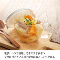 HARIO (ハリオ) 3点セット 炊飯器 スープカップ 2個 電子レンジ用 1個