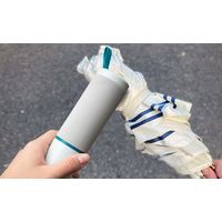 STTA 超速乾・超吸水 スティックタイプ スポンジタオル ライトグレー 携帯用 日本製 1個 アイオン