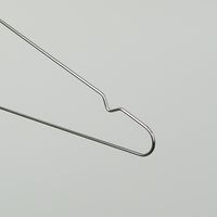 丈夫でサビにくい ステンレスハンガー 外干し・収納用 シルバー 1パック（3本組） サワフジ