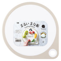 貝印 まるいまな板 25cm ホワイト 食洗機対応 AP5327 1個