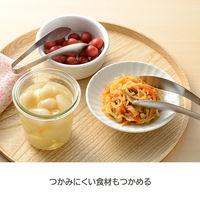 レイエ ごはんのおとも トング 小瓶から取り出しやすい小さめサイズ 食洗機対応 日本製 1個 オークス