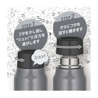 サーモス（THERMOS）保冷炭酸飲料ボトル シルバー 1000ml FJK-1000 SL 1個