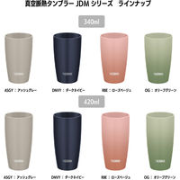 【セール】サーモス（THERMOS）真空断熱タンブラー アッシュグレー 420ml JDM-421 ASGY 1個