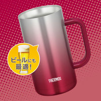 【セール】サーモス（THERMOS） 真空断熱ジョッキ スパークリングレッド JDK-720C SP-R 1個