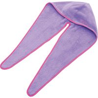 BEAULy クイックドライヘアターバン ヘアドライタオル マイクロファイバー パープル 1個 コジット