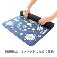 珪藻土パウダー入 ソフトバスマット 抗菌防臭 吸水速乾 40×60cm ムーミン フォーク 1枚 ヨコズナクリエーション