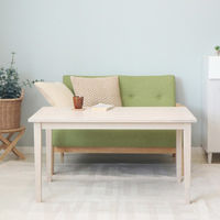 【軒先渡し】ヤマソロ () 継ぎ脚テーブル 幅1050×奥行550×高さ450/550mm ホワイト 82-421 1台（直送品）