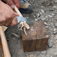 坂謙 剣謙心 『アウトドアナイフ Yaiba S 樫ハンドル』『ナイフケース』セット 6300052450 1式（直送品）