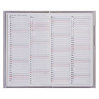 高橋書店 【2024年4月版】リベルデュオ4 手帳判 月間 日曜始まり ヴィンテージ・インディゴ 794 1セット(2冊)（直送品）