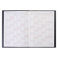 高橋書店 【2024年4月版】デスクダイアリー A5 片側1週間+ノート 月曜始まり 紺 915 1冊（直送品）