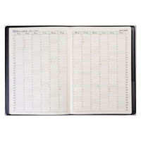 高橋書店 【2024年4月版】デスクダイアリー A5 バーチカル 月曜始まり 黒 914 1冊（直送品）