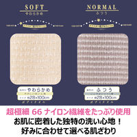 キクロン 抗菌アワスター ふつうグレージュ ボディタオル 1枚