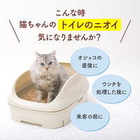 ニャンとも清潔トイレ 消臭プロフェッショナル 猫用 ウンチ・オシッコ専用 置き型 フレッシュグリーンの香り 3個 エステー