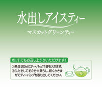 日東紅茶 水出しアイスティー マスカットグリーンティー ティーバッグ 1セット（30バッグ：10バッグ入×3袋）