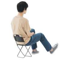 7075トレックチェア（背付）（グレー） 73369000 LOGOS/ロゴス