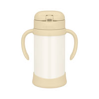 サーモス まほうびんのベビーストローマグ 350ml サンドベージュ FJT-350 SDBE1セット（3個）