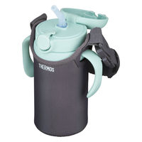 サーモス ストローマグポーチ チャコール APK-350 CHL1セット（3個）