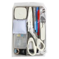 ミササ ソーイングセット 12点セット グレージュ MIS1435 1個