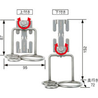 TJMデザイン 工具ホルダー極太ステンF型 AW-SKHF 1個（直送品）