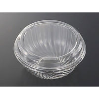 中央化学 冷麺容器 クリアボウル 中 ト付 3848 1ケース(600個(50個×（直送品）