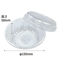 中央化学 冷麺容器 クリアボウル 小 ト付 3871 1袋(50個)（直送品）