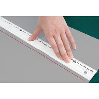 シンワ測定 アルミ直尺 アル助 ホワイト 60cm 65437 1個