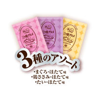 銀のスプーン 三ツ星グルメ お魚味クリーム ほたて味レシピ 3種のアソート 国産 180g 1個 キャットフード 猫 ドライ