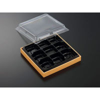 中央化学 折箱 CWA 20-20G 黒-赤杉 (ボ) 967869 1ケース(180個(20個×（直送品）