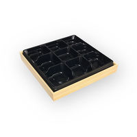 中央化学 折箱 CWA 20-20G 黒-赤杉 (ボ) 967869 1袋(20個)（直送品）