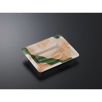 中央化学 刺身容器 ほなみ 20-16 笹木肌 身-1 946335 1ケース(800個(50個×16))（直送品）