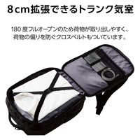ビジネスバッグ リュック 大容量 気室拡張機能 27L 撥水加工 15.6インチノートPC ブラック BM-BPEPBK エレコム 1個（直送品）
