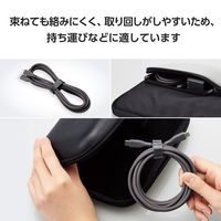 タイプCケーブル (USB-C to C) PD対応 100W 2m シリコン MPA-CC5PSS20GY エレコム 1個