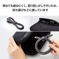 タイプCケーブル (USB-C to C) PD対応 100W 1.5m シリコン MPA-CC5PSS15GY エレコム 1個