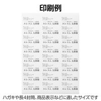 エレコム ラベルシール 表示･宛名ラベル プリンタ兼用 マット紙 A4 24面 1袋 (50シート) 白 EDT-ECNL24A