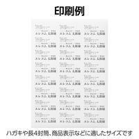 エレコム ラベルシール 表示･宛名ラベル プリンタ兼用 マット紙 A4 24面 1袋 (50シート) 白 EDT-ECNL24B（直送品）