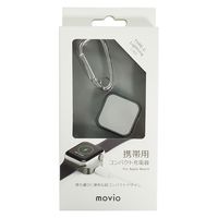 ナガオカ AppleWatch対応携帯用ワイヤレス充電器 シルバー M312AWCSV 1台