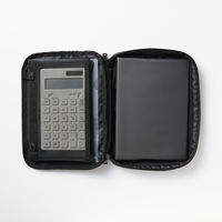 無印良品 取り外せるペンケース付き手帳カバー 黒 A5サイズ用 良品計画