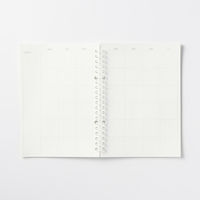 無印良品 リフィルノート リフィル フリースケジュール A5　20穴 30枚 1セット（1袋（30枚入）×3） 良品計画