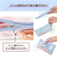 プラス ペンケース フラットタイプ パスティ ブルー 98782 1個