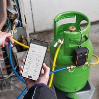 エスコ 冷媒充填用 スマートバルブ EA113XV-7 1台（直送品）