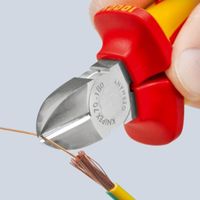 エスコ 180mm 電工ニッパー(絶縁/グリップ/落下防止) EA536KG-9 1丁（直送品）