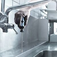 エスコ 10x1.6mm/200mm [ー]ドライバー(ステンレス製) EA560A-200A 1セット(2本)（直送品）