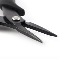 エスコ 150mm 精密プライヤー(ESD/半丸) EA682CT-1 1セット(4本)（直送品）