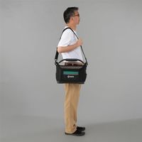 エスコ 370x240x280mm オープン型ツールバッグ EA683ZK-14 1個（直送品）