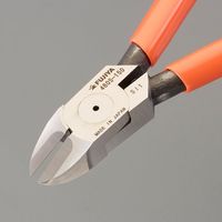 エスコ 150mm 精密ニッパー(超硬刃付/ラウンド刃) EA535MF-27 1丁（直送品）