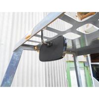 エスコ 170x100mm バックミラー(リフト・建築用/マグネット/L型) EA724ZX-26 1個（直送品）