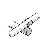 エスコ [パイプラック用] 3方向プラスチックジョイント(ブラック) EA976BY-476 1セット(39個)（直送品）