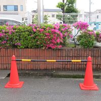 エスコ 1.1ー1.8m 伸縮ガードバー(黄/黒ー2本) EA983FV-16 1組（直送品）