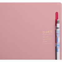 マルマン クラルテ B5 プラスチックバインダー 26穴 ピンク F311-08 1冊