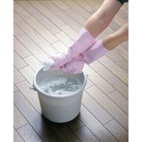 【ビニール手袋】 ショーワグローブ ナイスハンドフィット薄手 2双パック M ピンク NHFT-MP 1袋（2双入）